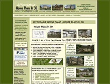 Tablet Screenshot of carolinahomeplans.net